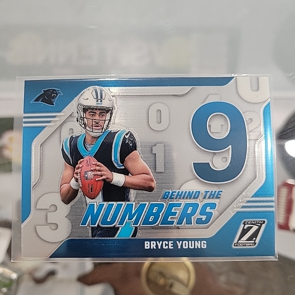 2023 Bryce Young Panini Zenith RC Rookie Behind the Numbers Prizm Insert #4